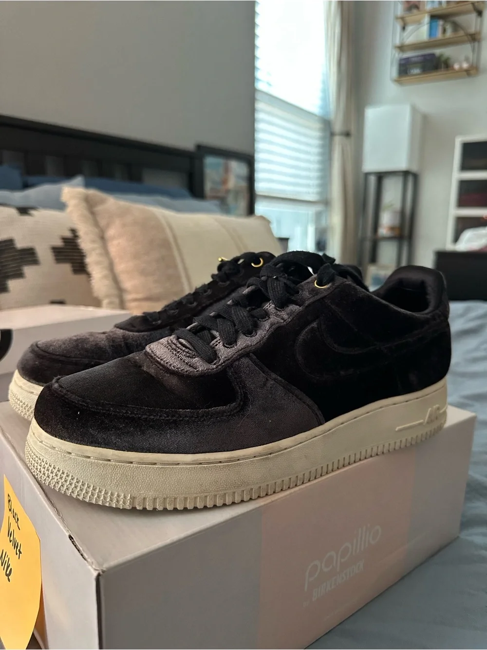 Nike Women’s Black Velvet Sneakers